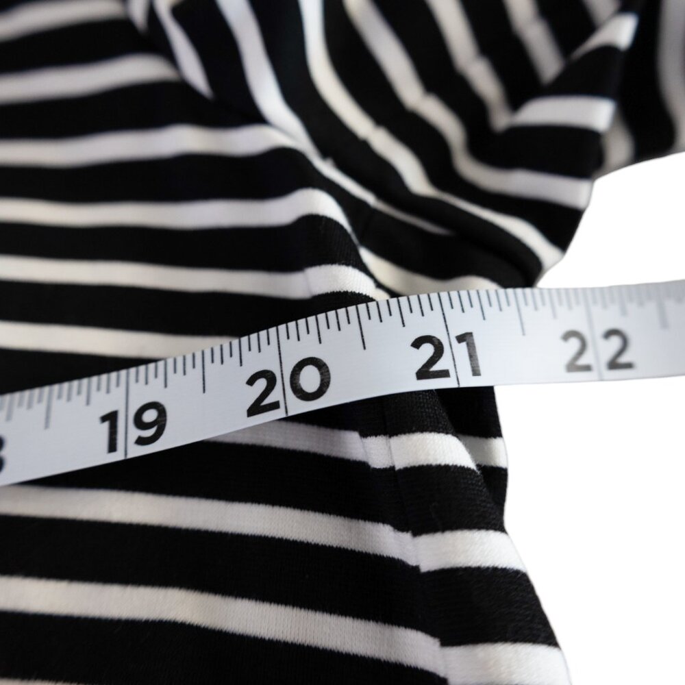 Philosophy Republic Clothing Black and White Striped Women's Blazer / Jacket - Picture 4 of 11